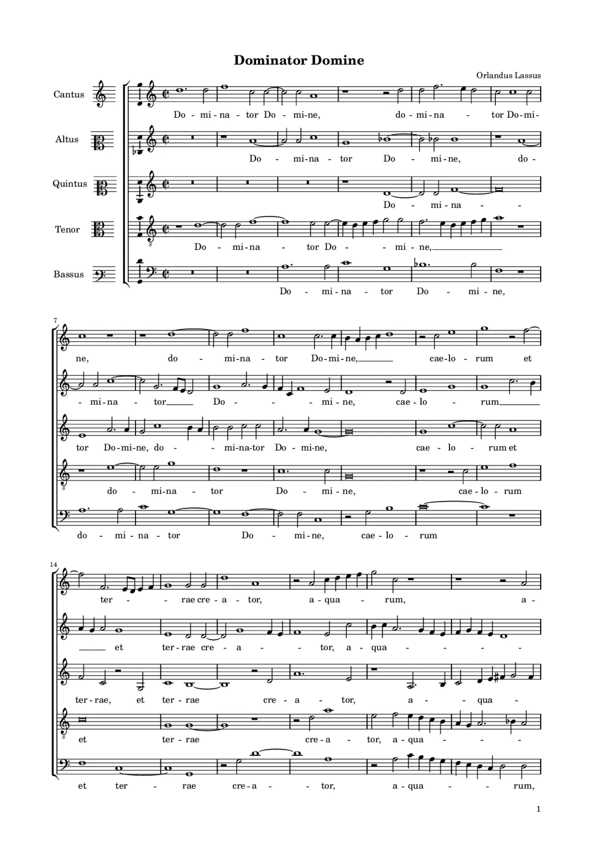 Dominator Domine - Page 1