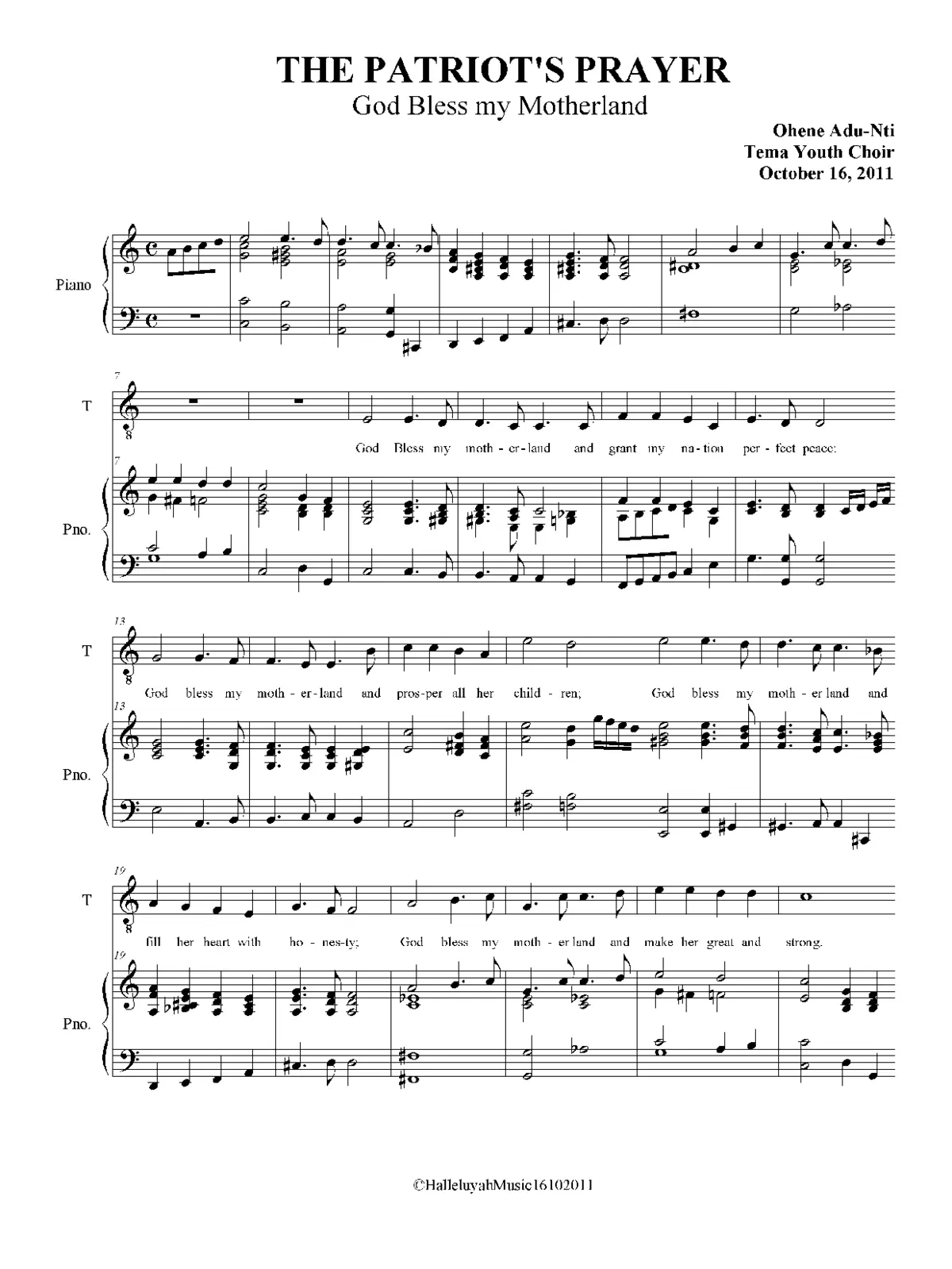 A patriot's prayer - Page 1