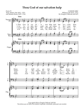 Thou God of our salvation help