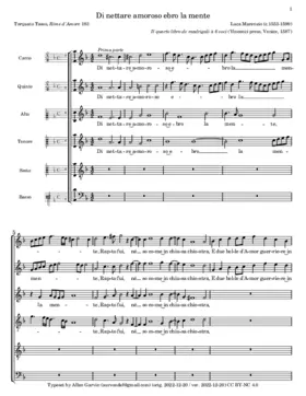 Di nettare amoroso ebro