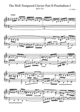 Prelude and Fugue in C major BWV 870