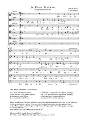 Rex Christe tibi sit honor