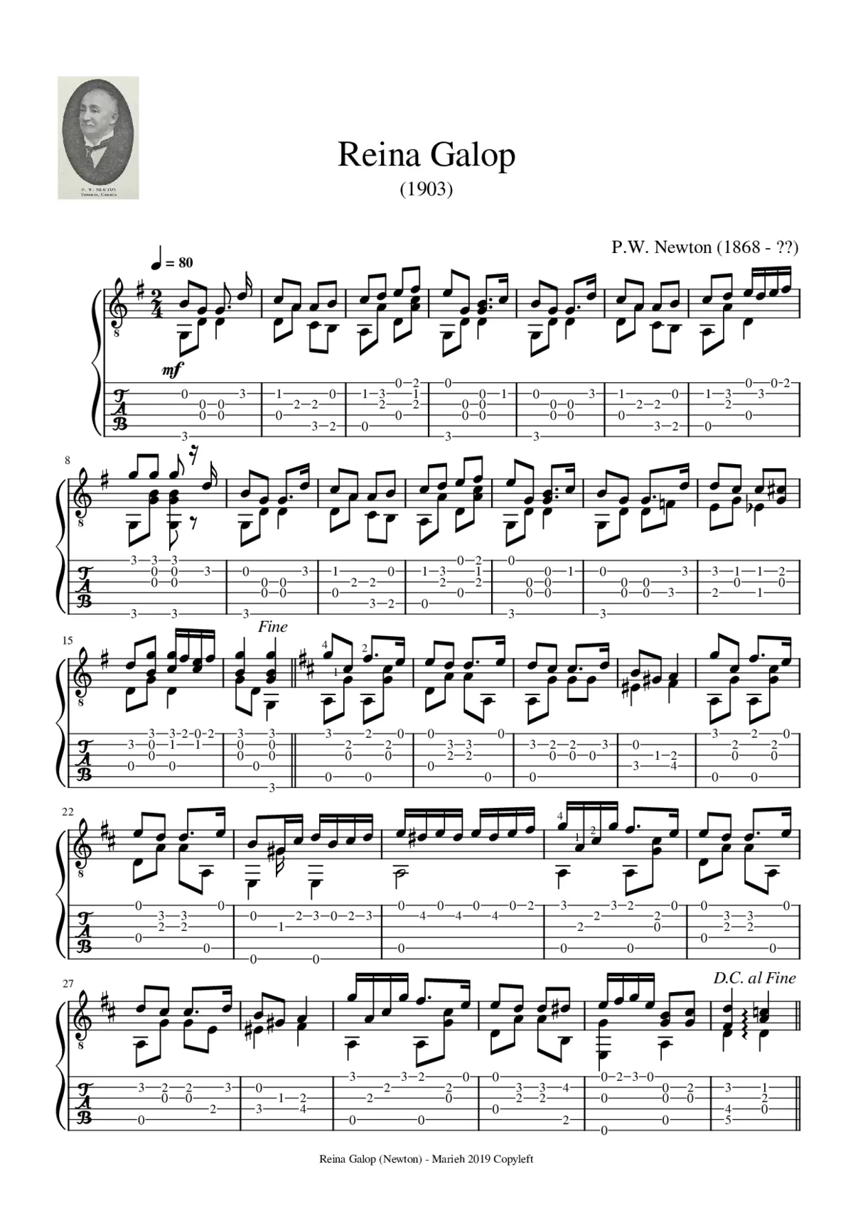 Reina Galop - Page 1