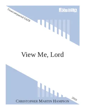 View me, Lord