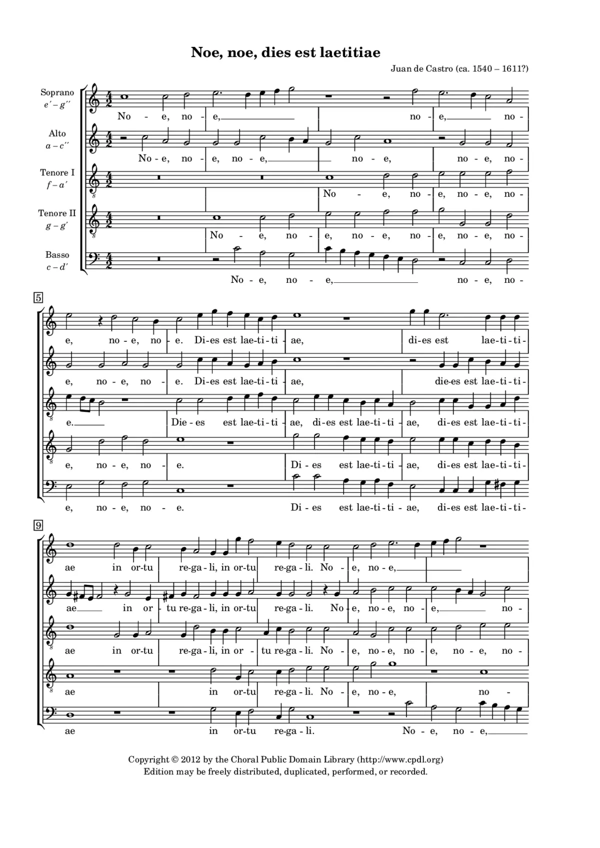 Dies est laetitiae - Page 1