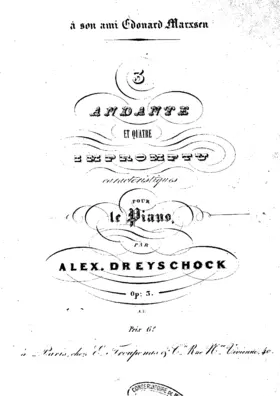 3 Andante[s] et 4 Impromptus caractéristiques