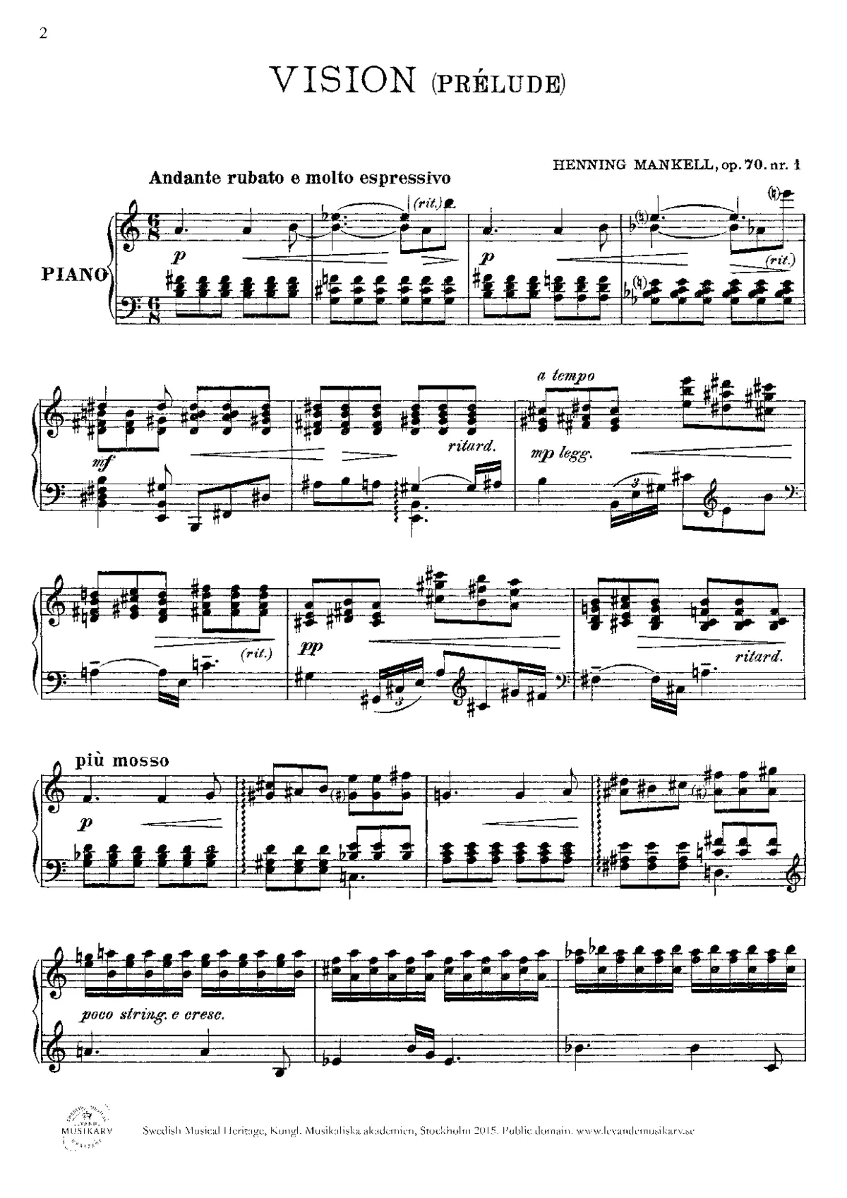 2 Piano Pieces - Page 1