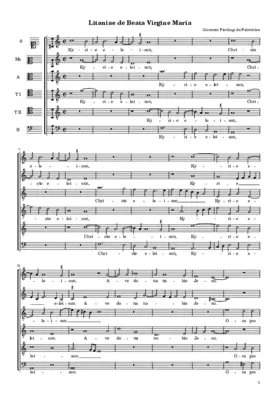 Litaniae de Beata Virgine Maria a 6