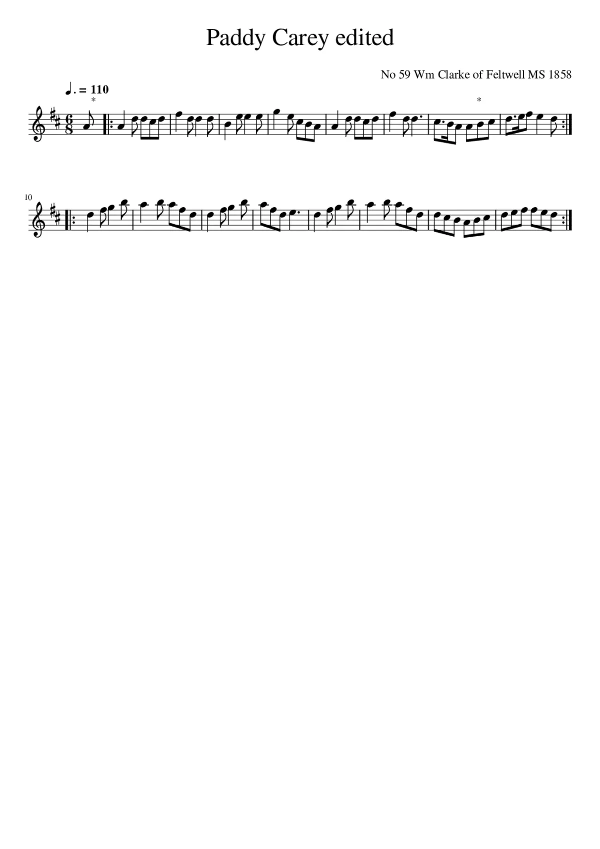 Paddy Carey - Page 1