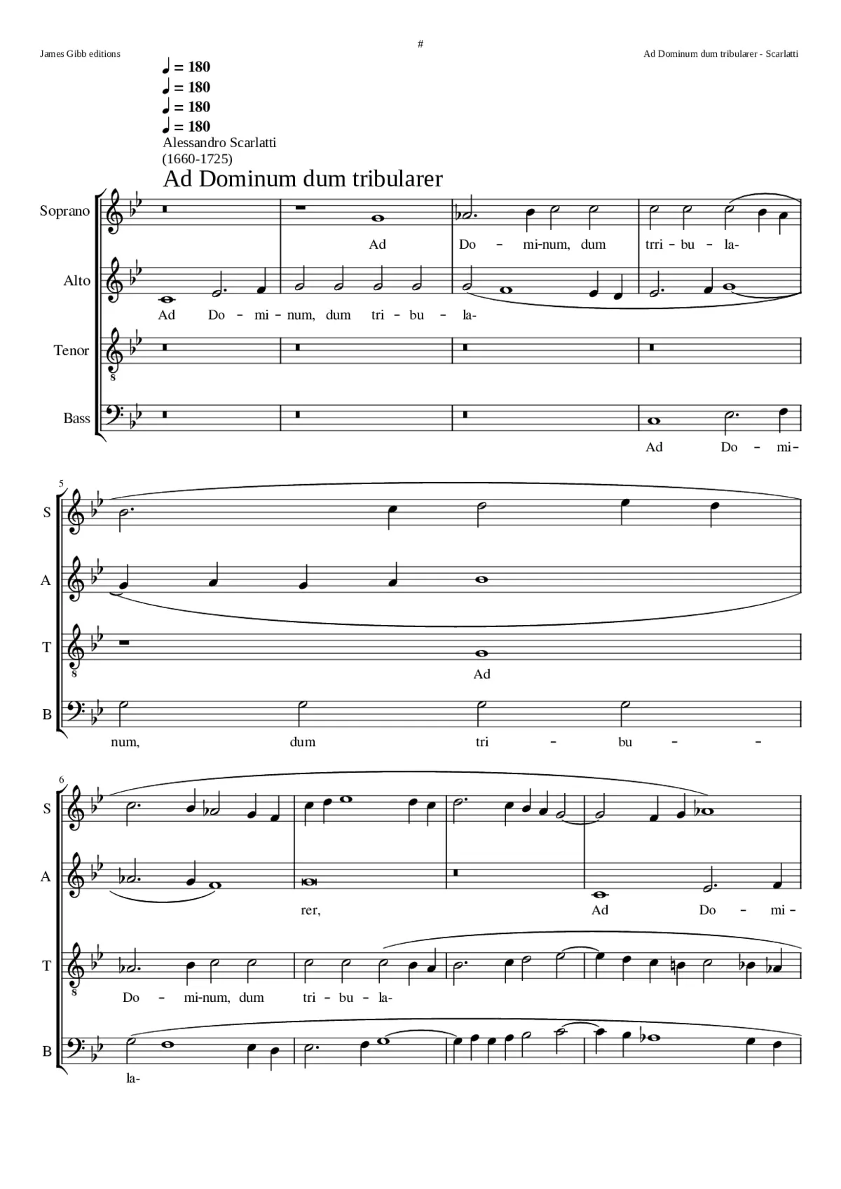 Ad Dominum dum tribularer - Page 1