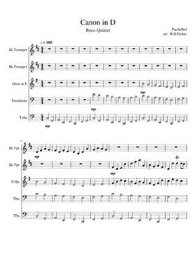 Canon and Gigue in D major P.37