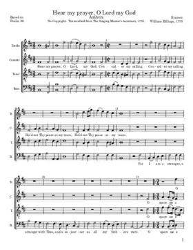 Hear my prayer, O Lord, my God