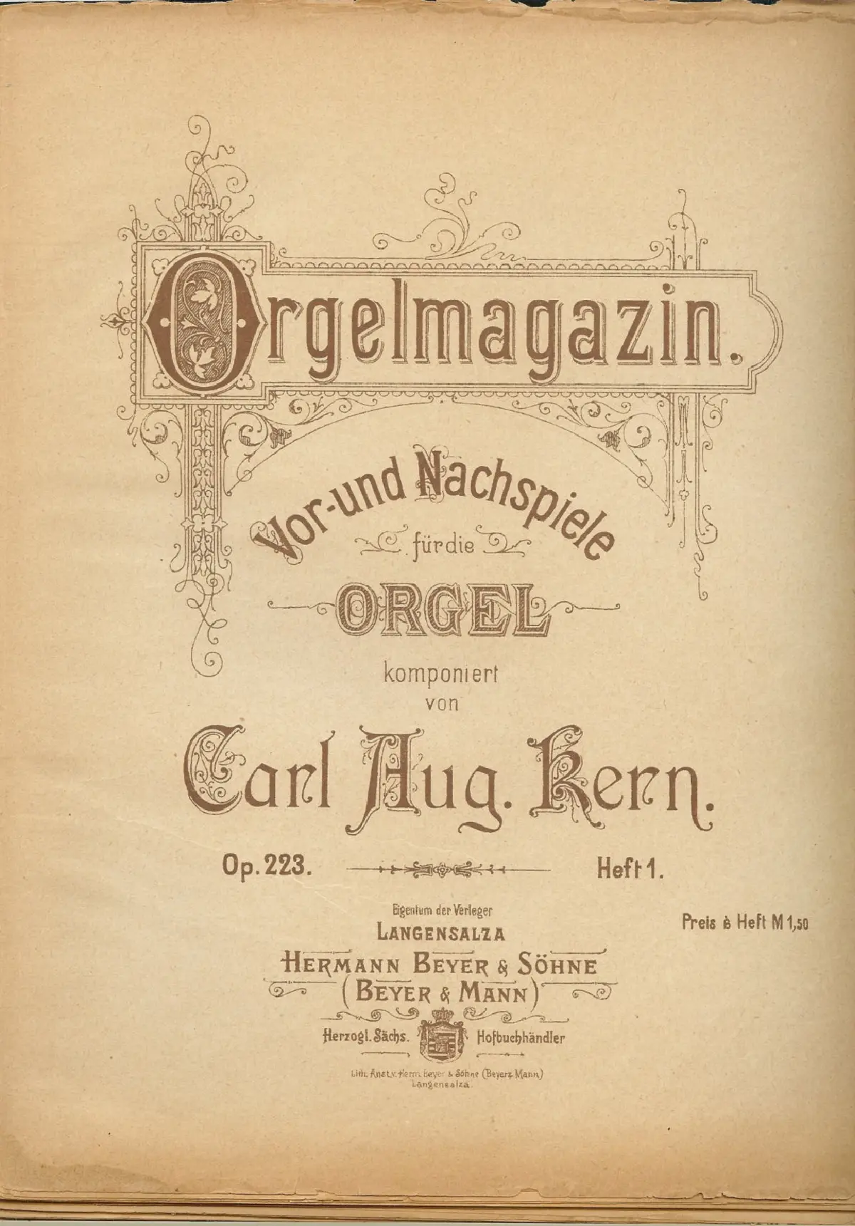 Zwölf Vor- und 2 Nachspiele - Page 1