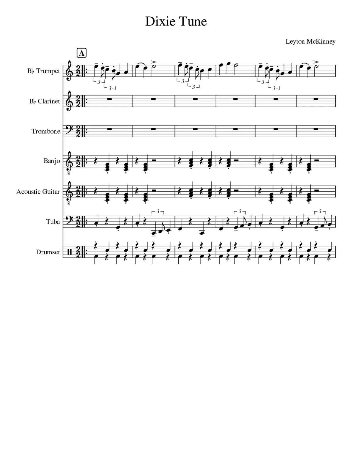 Dixie Tune - Page 1