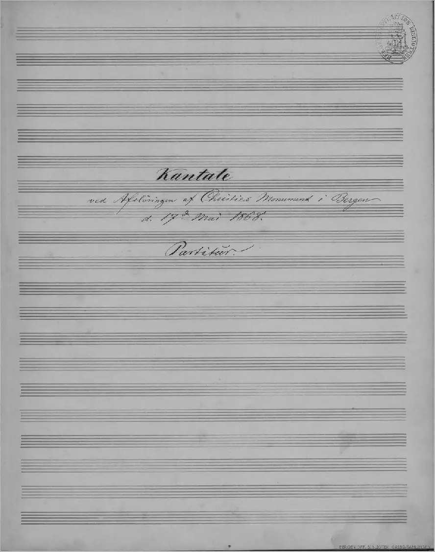 Cantata at W.Christies Statue - Page 1