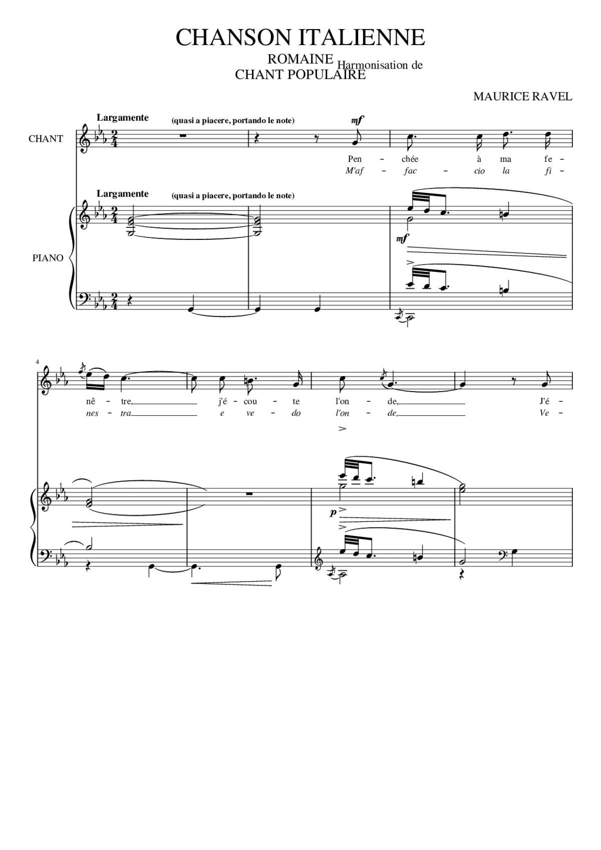 Chants populaires - Page 1