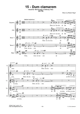 Dum clamarem ad Dominum