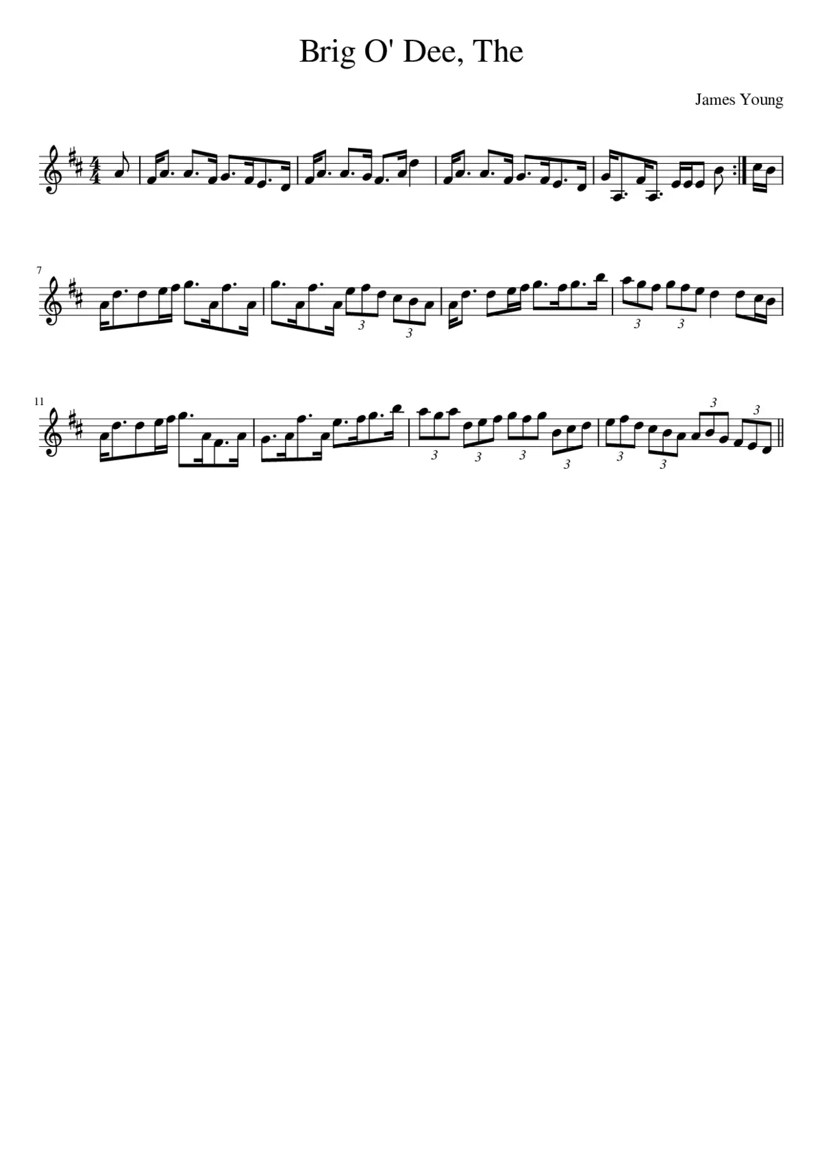 The Brig O' Dee - Page 1