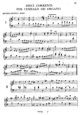 10 Correnti per Cembalo od Organo