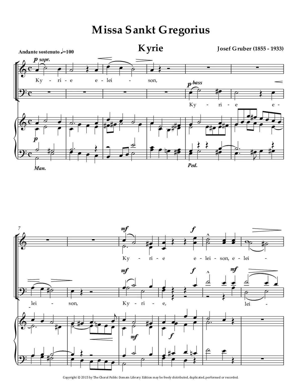 Gregorius-Messe - Page 1