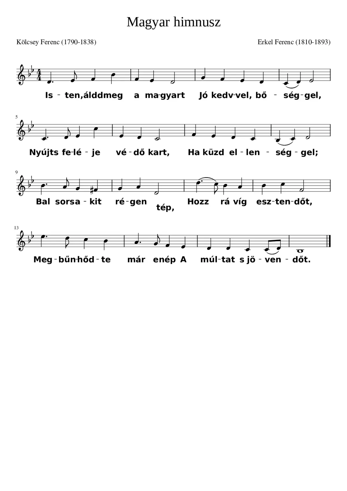 Magyar himnusz - Page 1