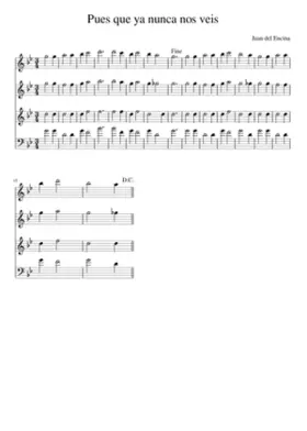 Pues que ya nunca nos veis