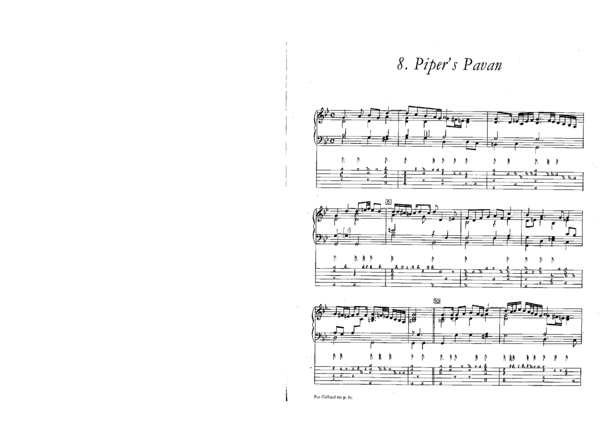 Piper's Pavan - Page 1