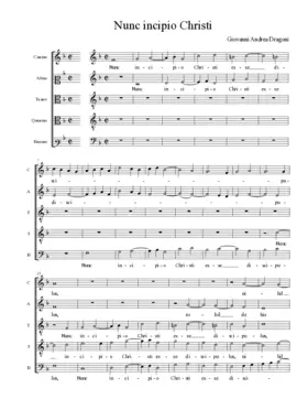 Nunc incipio Christi