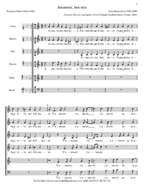 Amatemi ben mio 6vv