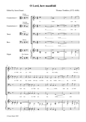 O Lord, how manifold are thy works