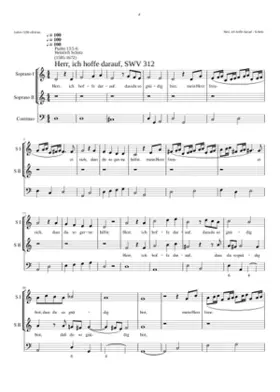 Herr ich hoffe darauf SWV 312