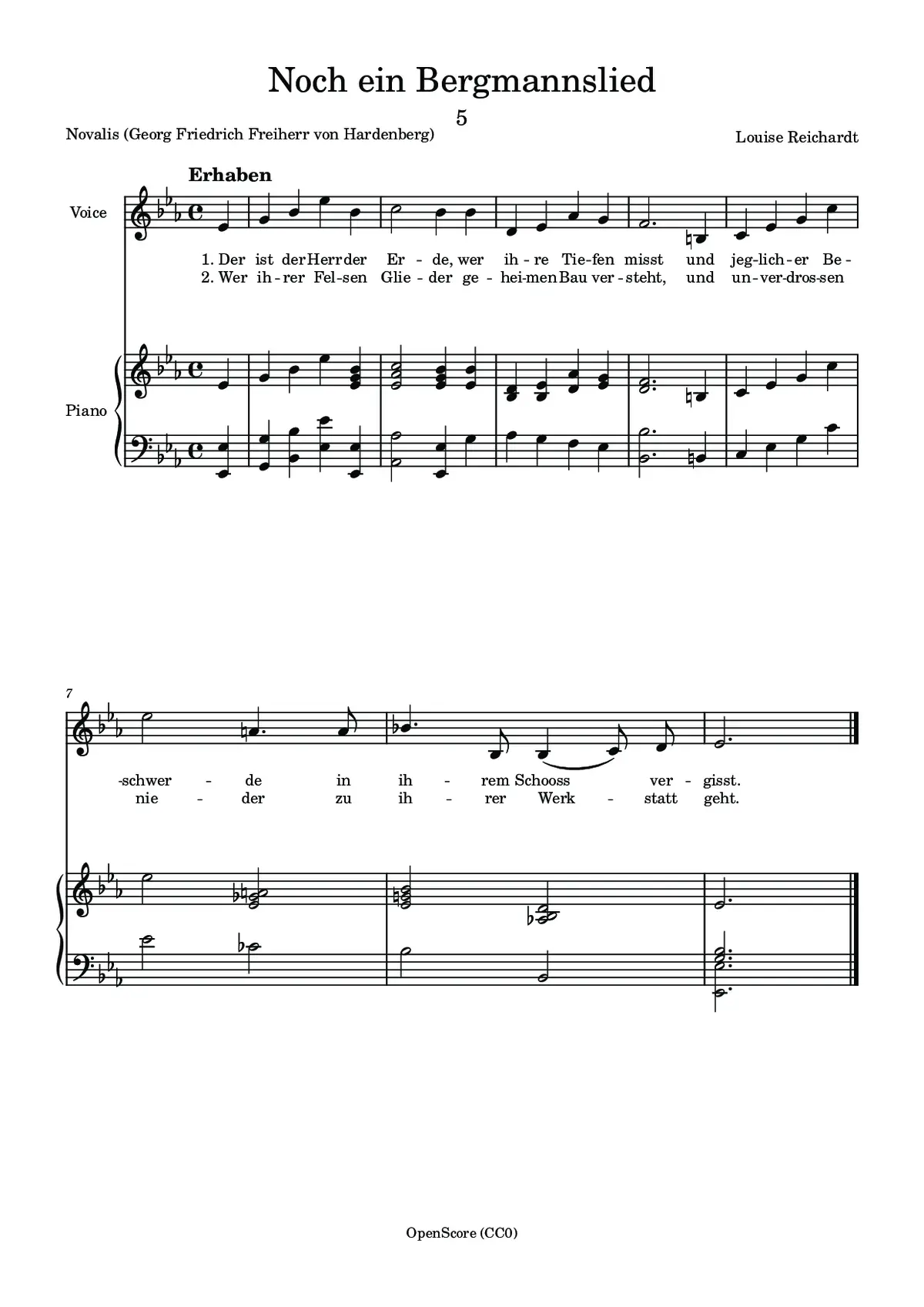 Noch ein Bergmannslied - Page 1