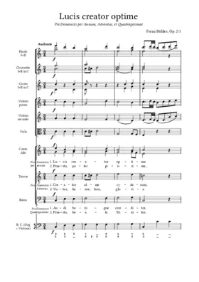Lucis creator optime, Op. 2/1