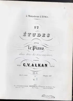 Douze études dans tous les tons majeurs en deux suites