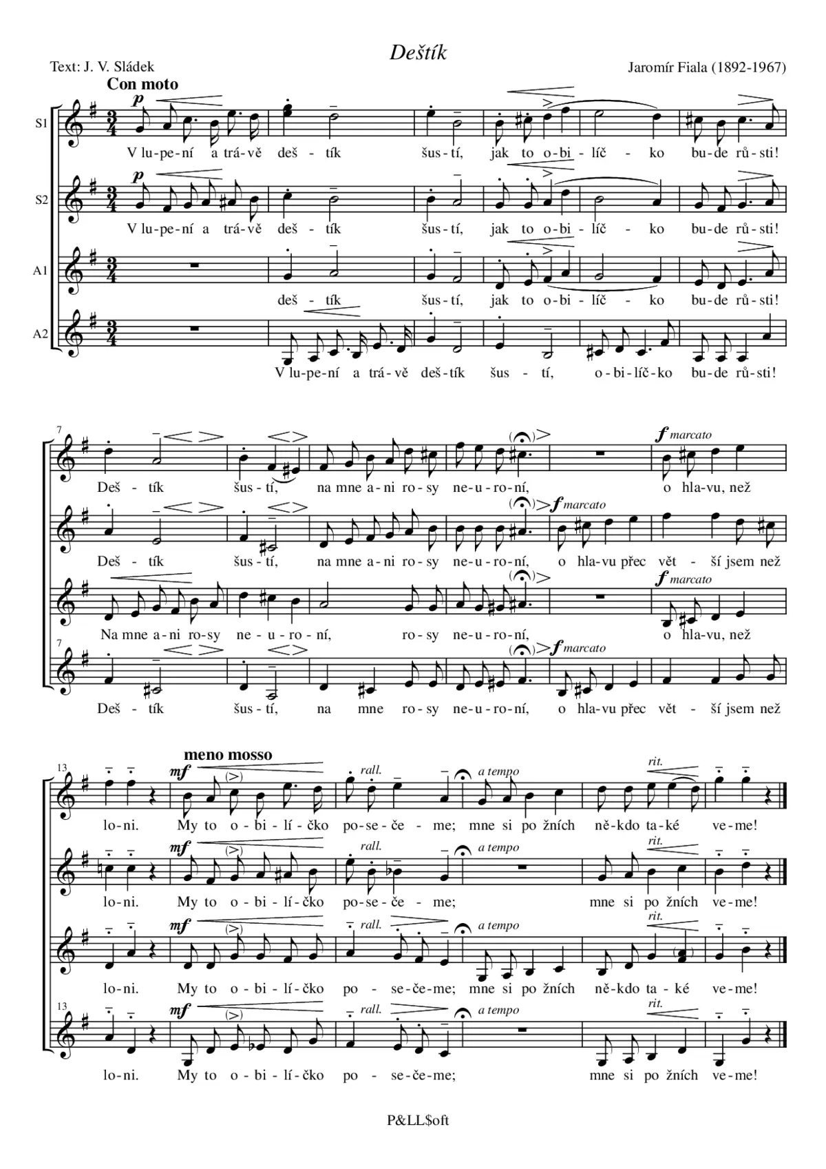 Deštík - Page 1