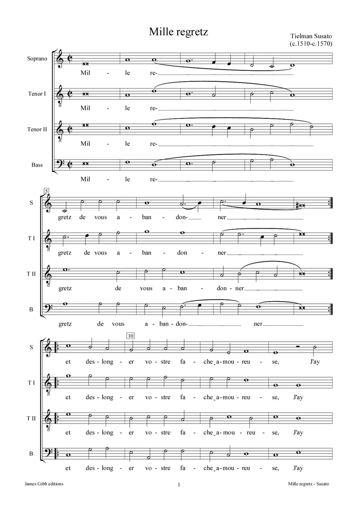Mille regretz a 4 - Page 1
