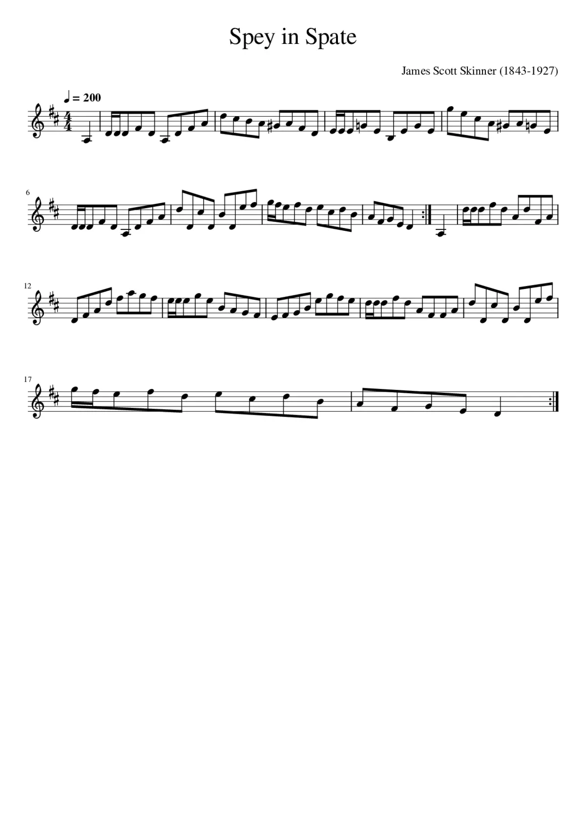 Spey in Spate - Page 1