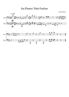 Jsu Flames Tuba Fanfare