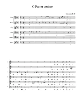 O Pastor optime