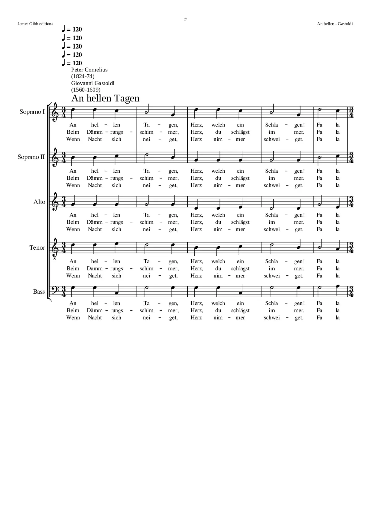 An hellen Tagen - Page 1