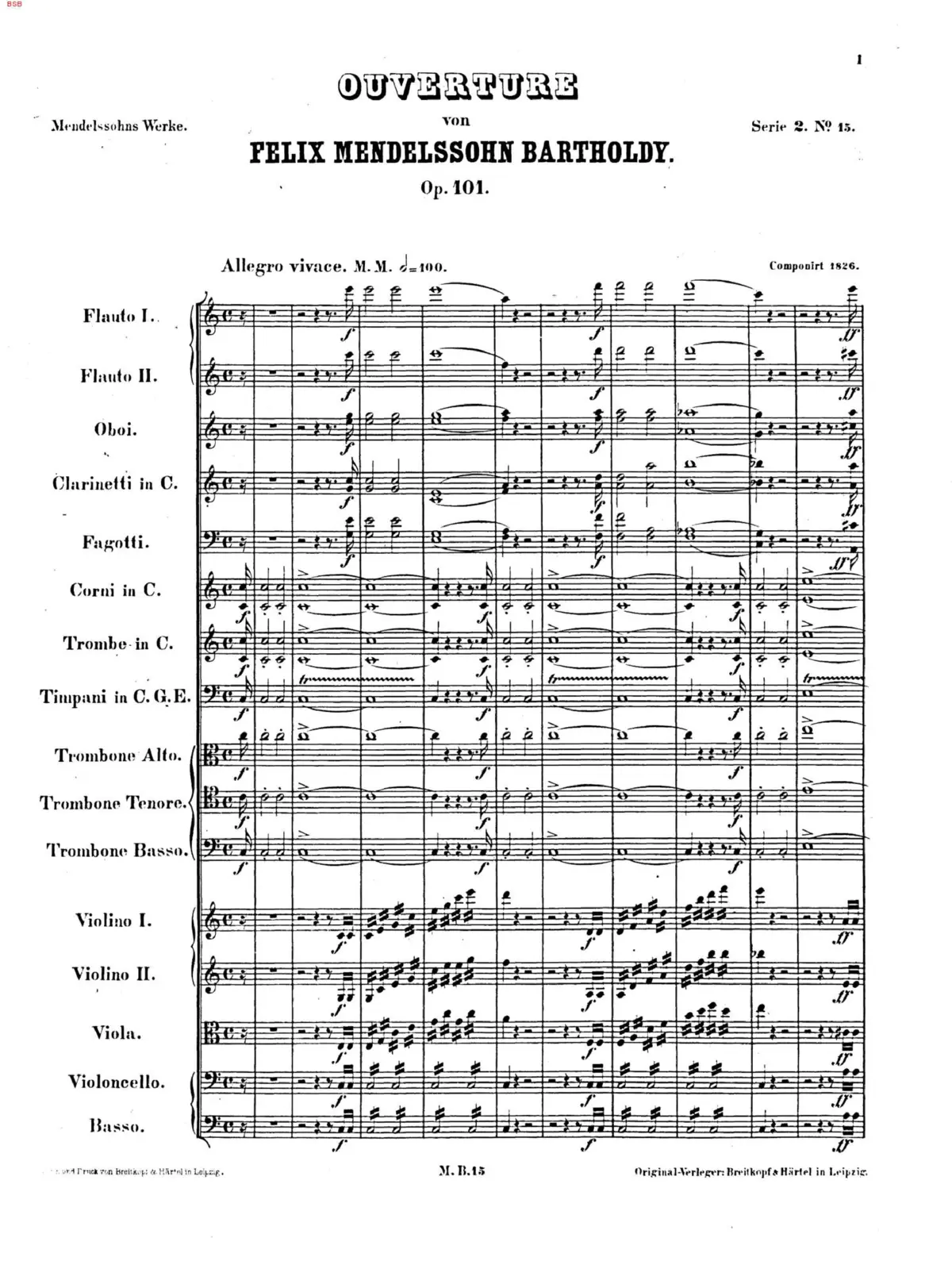 Trumpet Overture - Page 1