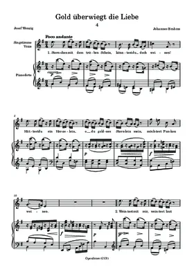 Gold überwiegt die Liebe