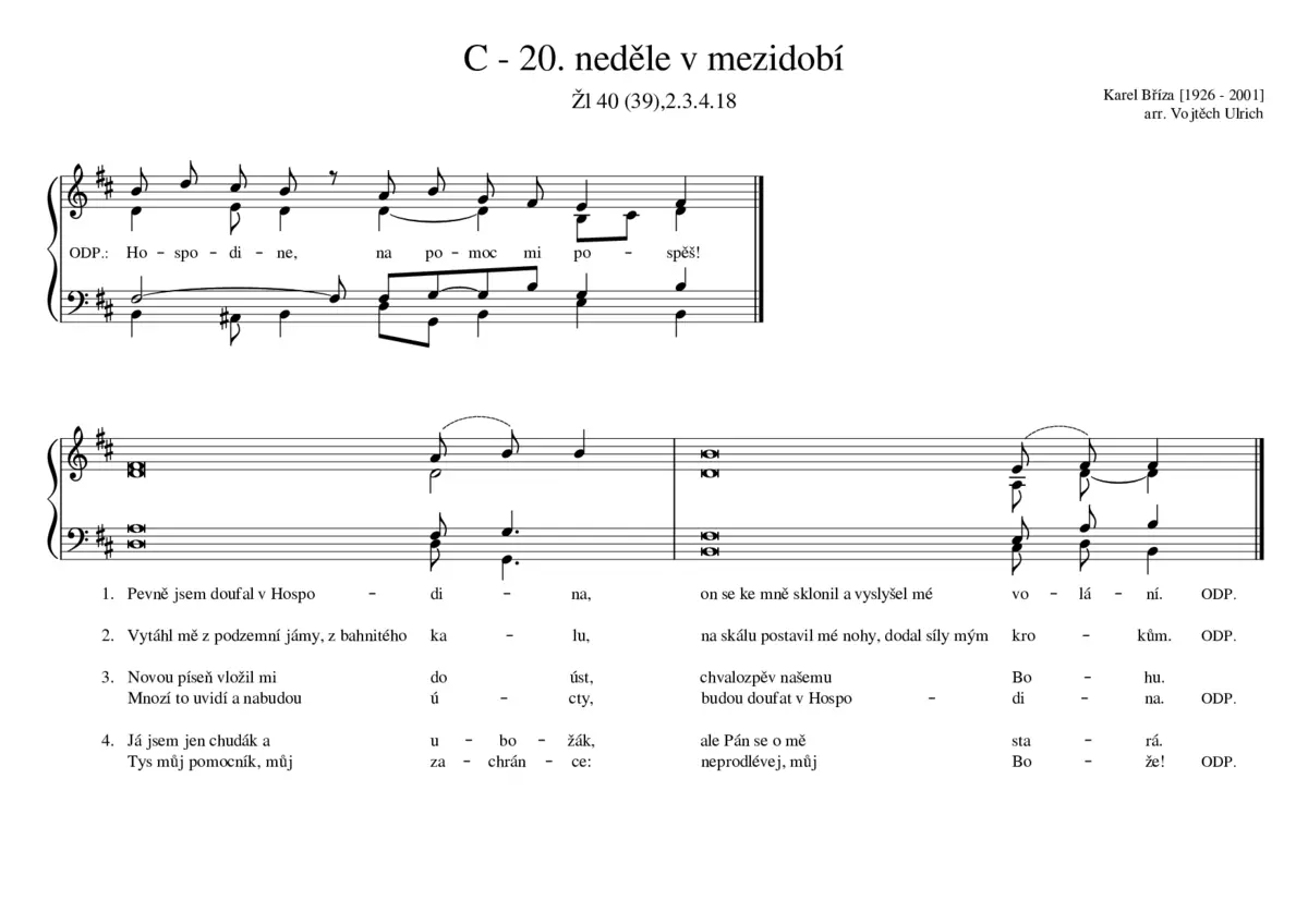 C - 20. neděle v mezidobí - Page 1
