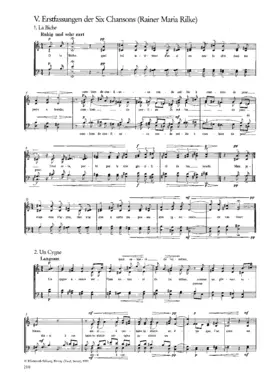 Six Chansons