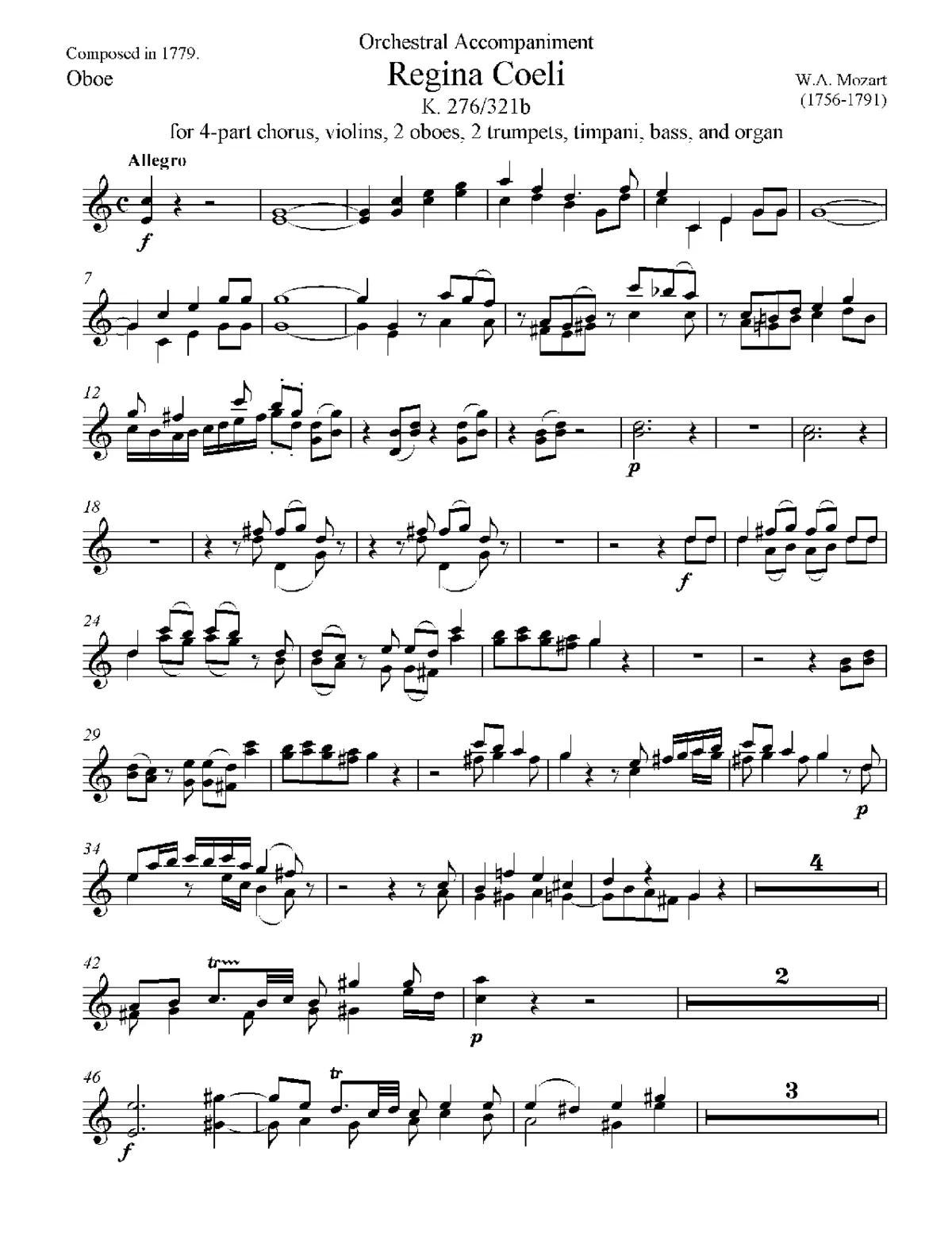 Regina Coeli - Page 1