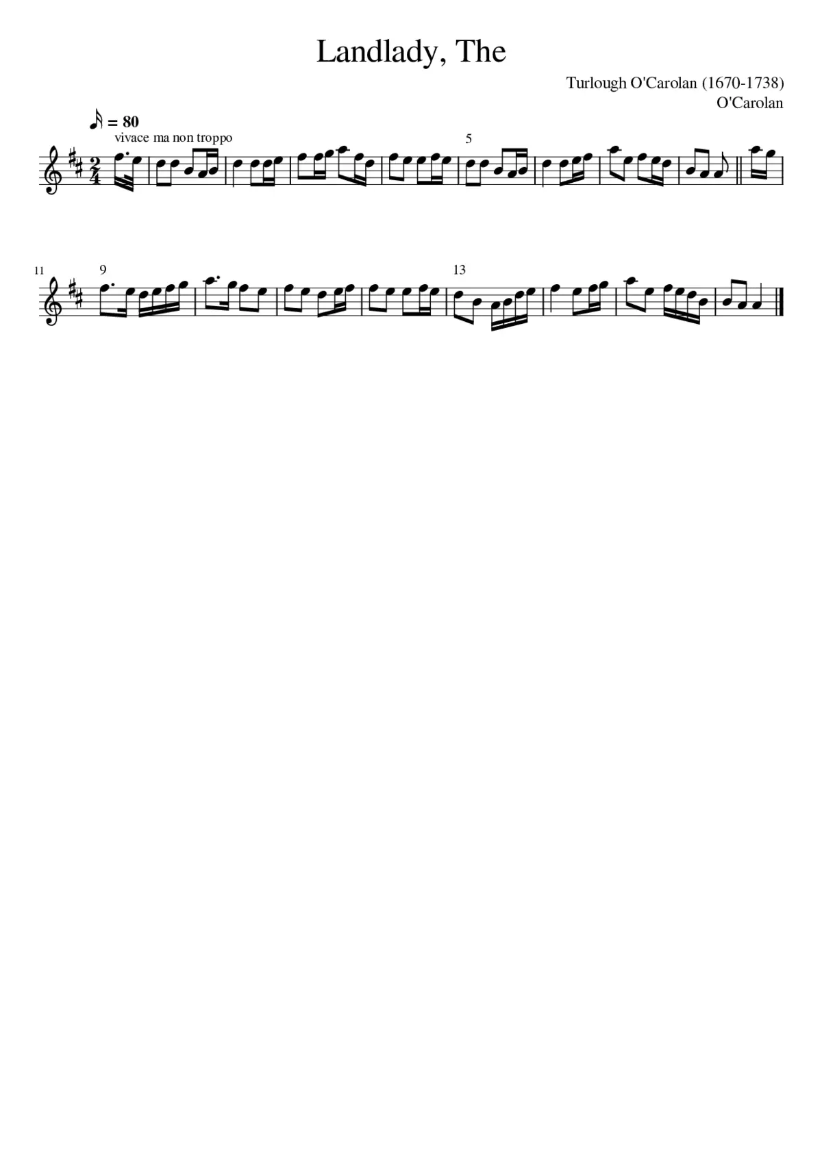 The Landlady - Page 1