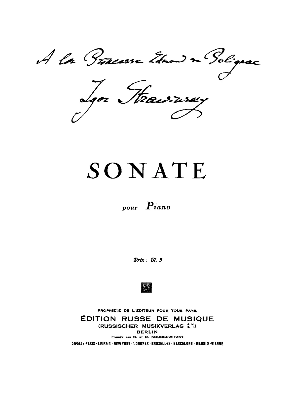 Piano Sonata - Page 1