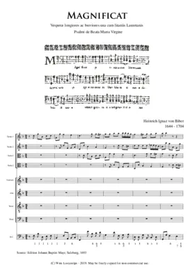 Magnificat in g minor, C. 24