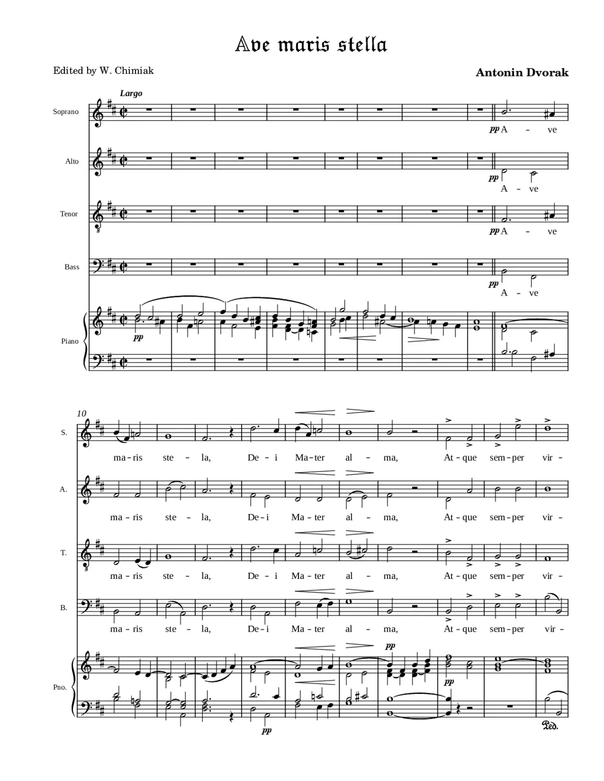 Ave maris stella - Page 1