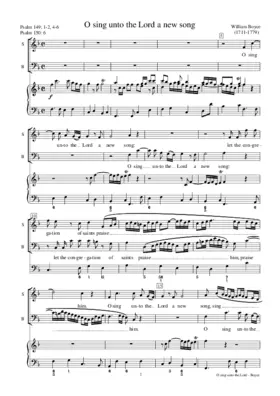 O sing unto the Lord a new song